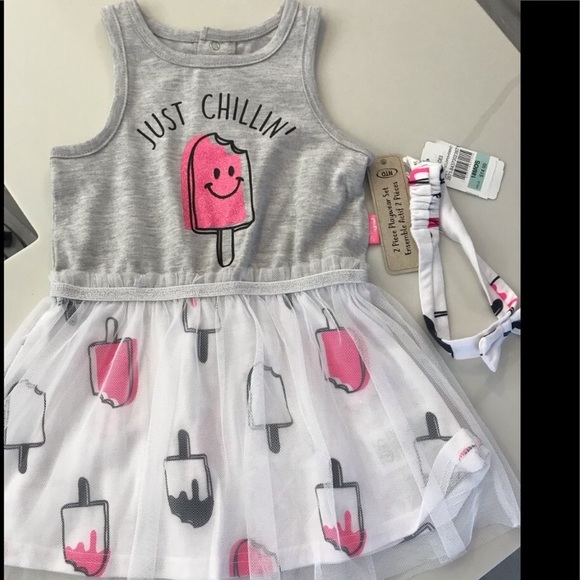 NTD APPAREL POPSICLE DRESS & HEADBAND NEW - Picture 6 of 6